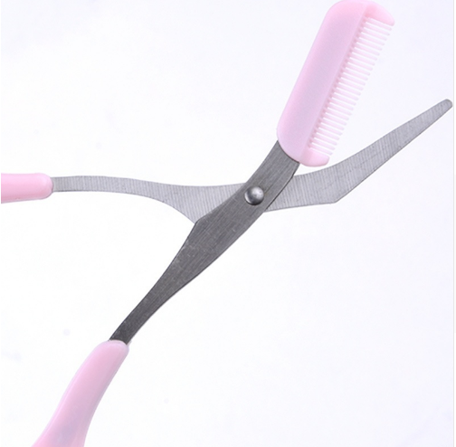 Eyebrow Scissors with Comb Tool