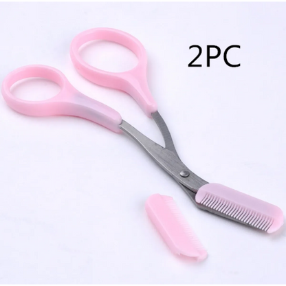 Eyebrow Scissors with Comb Tool
