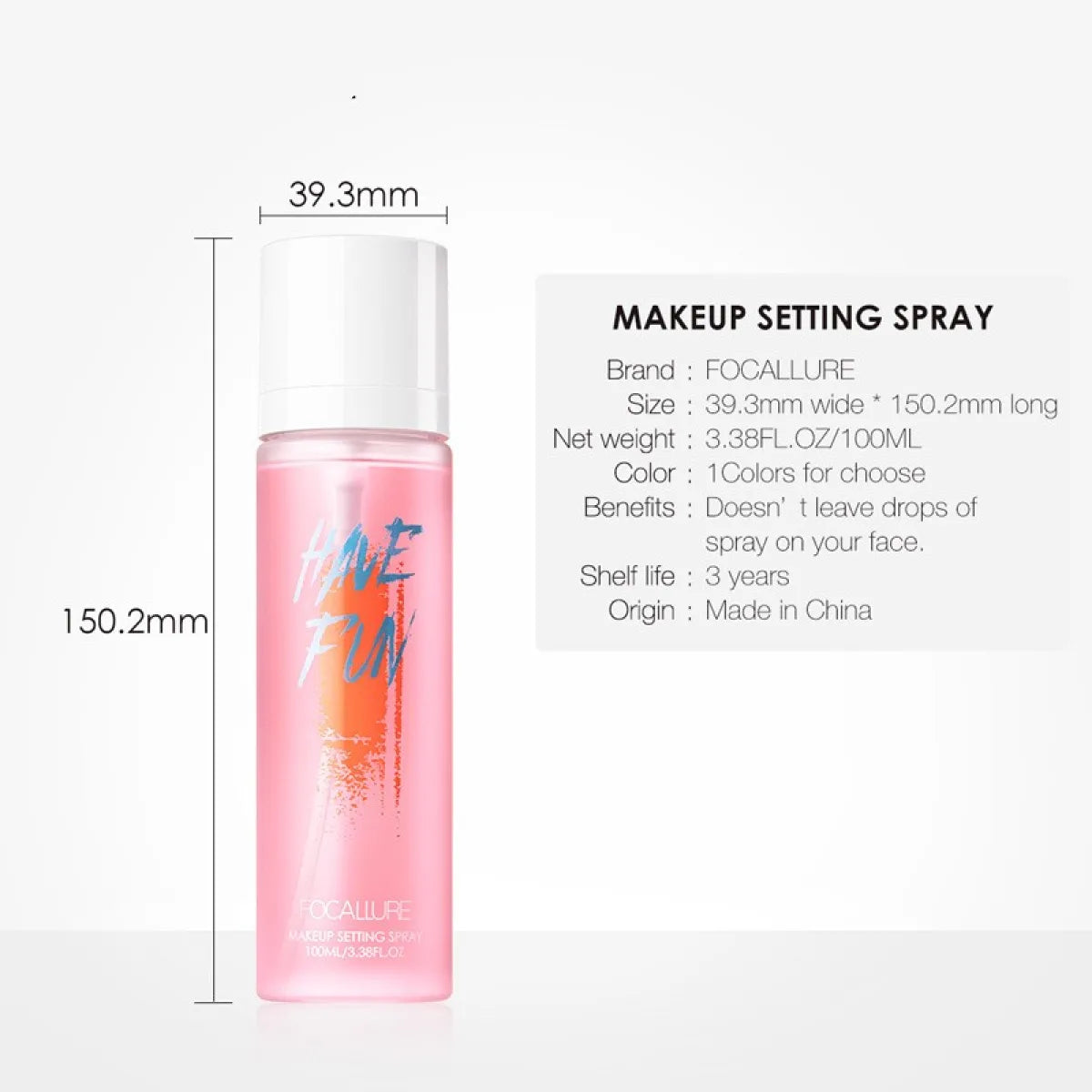 Long-Lasting Smear-Proof Makeup Spray